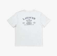 Load image into Gallery viewer, BTS V LAYOVER S/S T-SHIRT (LAYOVER) (WHITE) - BTS ARMY GIFT SHOP
