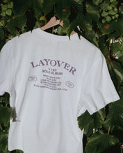 Load image into Gallery viewer, BTS V LAYOVER S/S T-SHIRT (LAYOVER) (WHITE) - BTS ARMY GIFT SHOP

