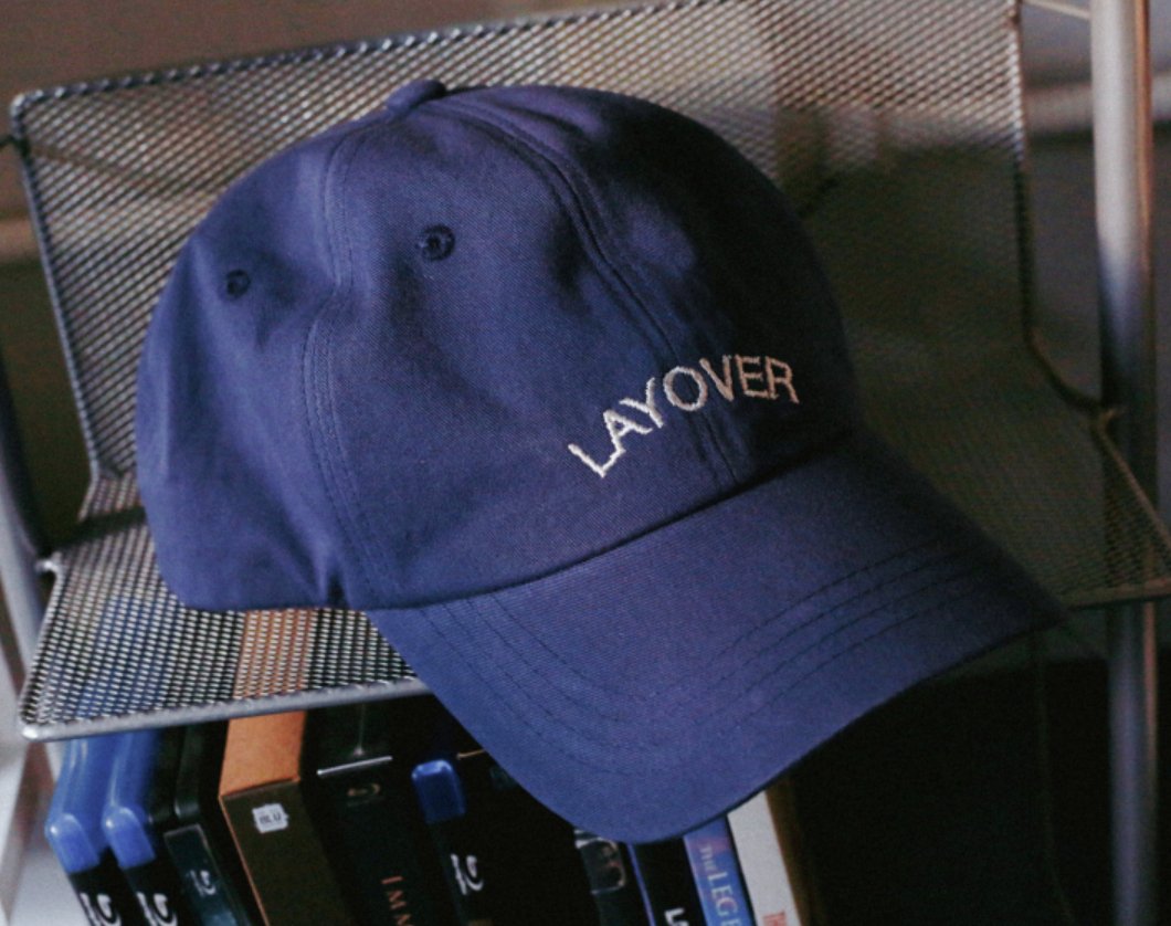 BTS V LAYOVER キャップ ネイビー テテ BTS V LAYOVER キャップ ネイビー テテ