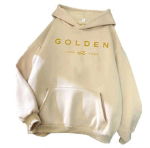 Load image into Gallery viewer, &quot;GOLDEN&quot; Jungkook Hoodie! - BTS ARMY GIFT SHOP
