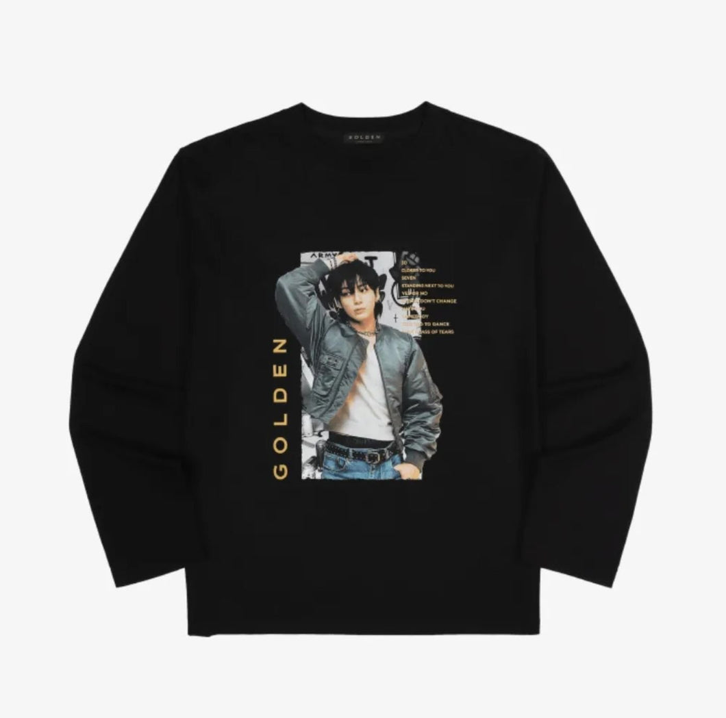 GOLDEN Long Sleeve TEE - BTS ARMY GIFT SHOP