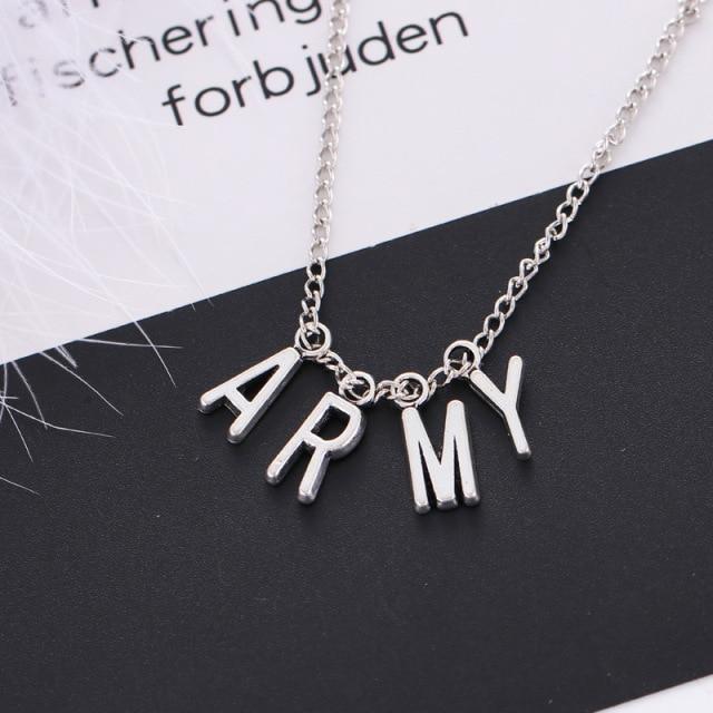 ARMY Pendant Necklace💜 - BTS ARMY GIFT SHOP