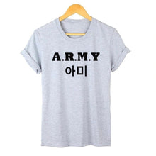 Load image into Gallery viewer, A.R.M.Y T-SHIRT💜 - BTS ARMY GIFT SHOP
