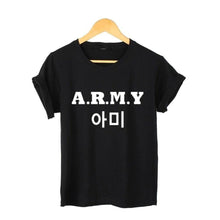 Load image into Gallery viewer, A.R.M.Y T-SHIRT💜 - BTS ARMY GIFT SHOP
