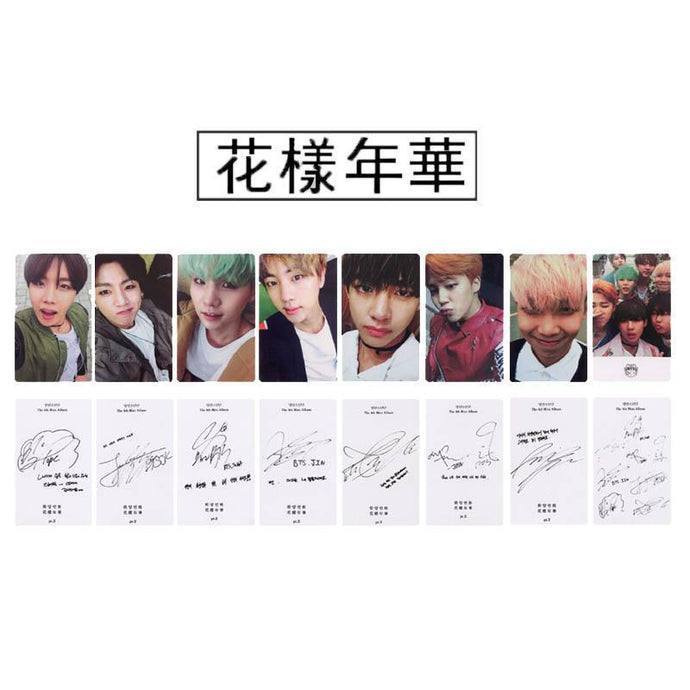 AUTOGRAPHED PHOTOCARD SETS💜 - BTS ARMY GIFT SHOP