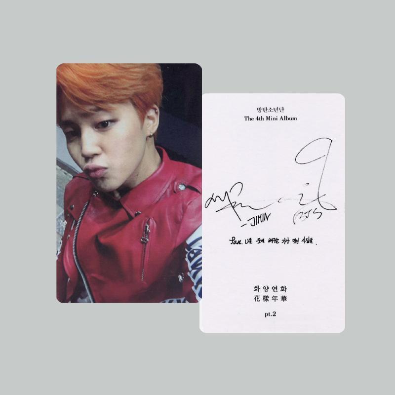 IN shops signed Photocard