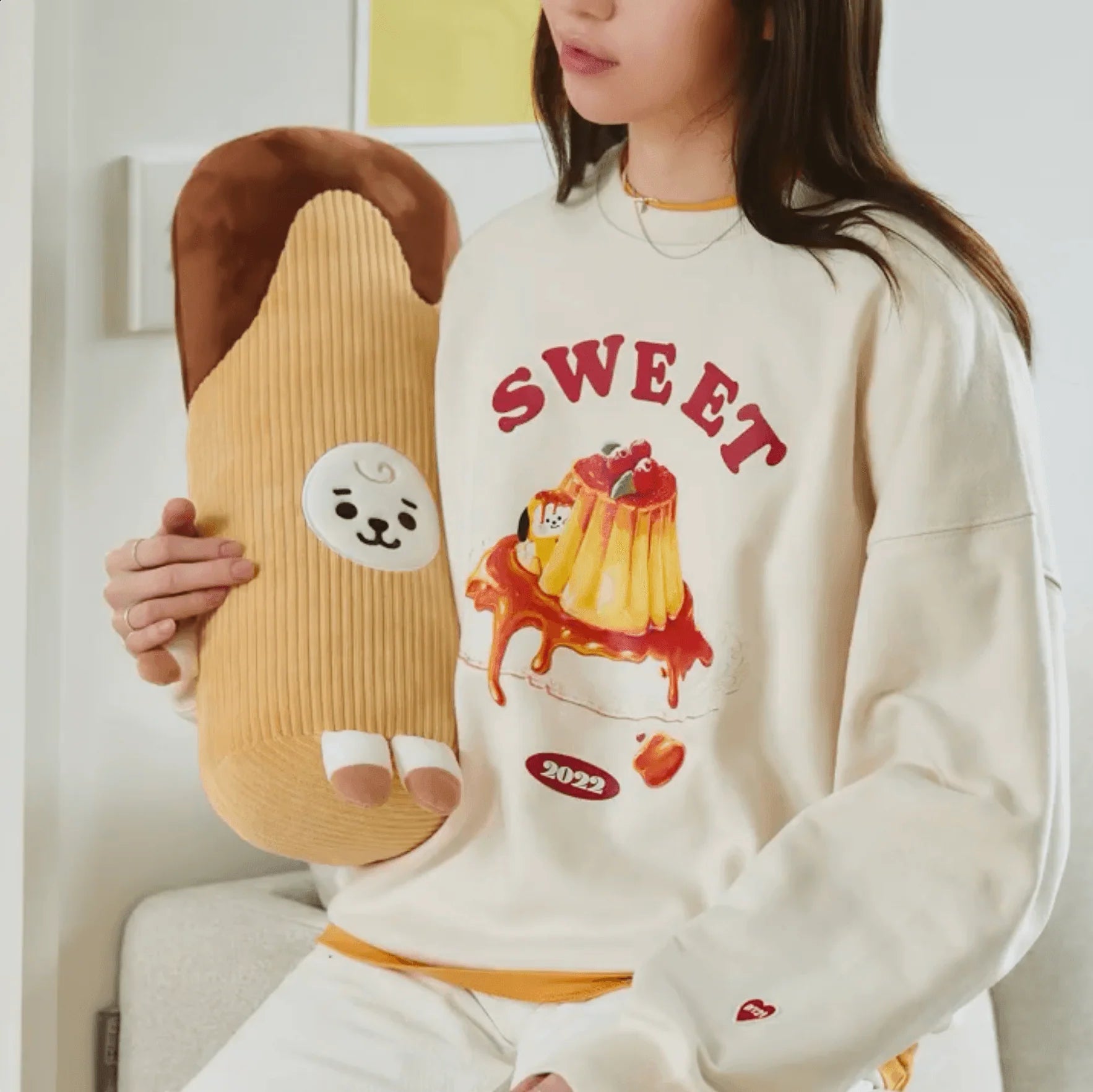 BT21 RJ Baby Sweet Things Churros Pillow discount