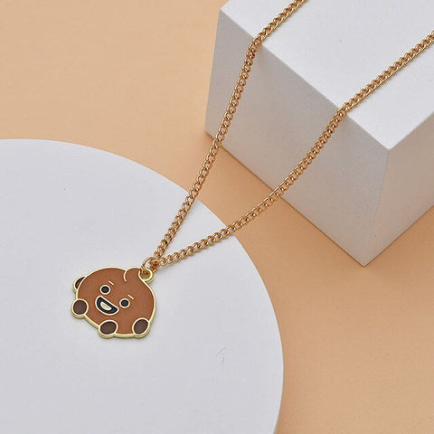 BT21 Gold Necklace💜 - BTS ARMY GIFT SHOP