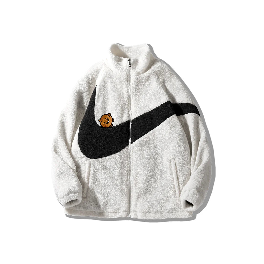 Fleece nike jacket deals