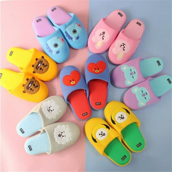 BT21 SLIDE SLIPPERS - BTS ARMY GIFT SHOP