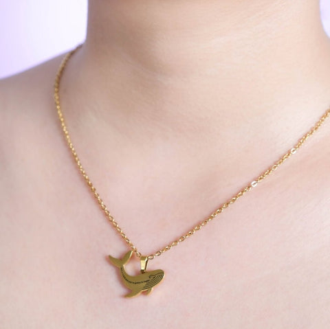 BTS 00:00 Whalien 18k Gold Plated Necklace💜 - BTS ARMY GIFT SHOP