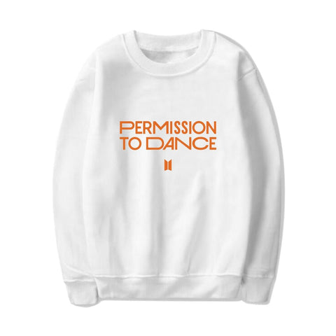 BTS PERMISSION TO DANCE SWEATER 🧡 - BTS ARMY GIFT SHOP