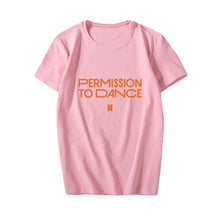 Load image into Gallery viewer, BTS PERMISSION TO DANCE TEE 🧡 - BTS ARMY GIFT SHOP
