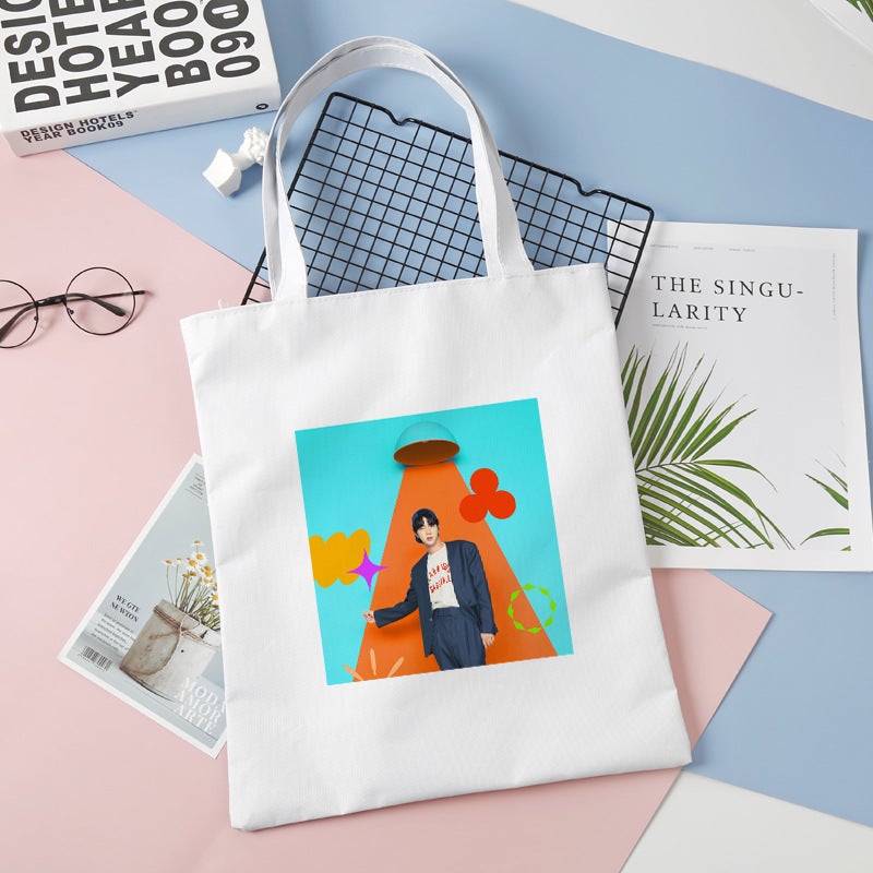 BTS New Album PROOF Canvas bag ,Handbags ,Shoulder Bag, Army Gift, Jungkook  V