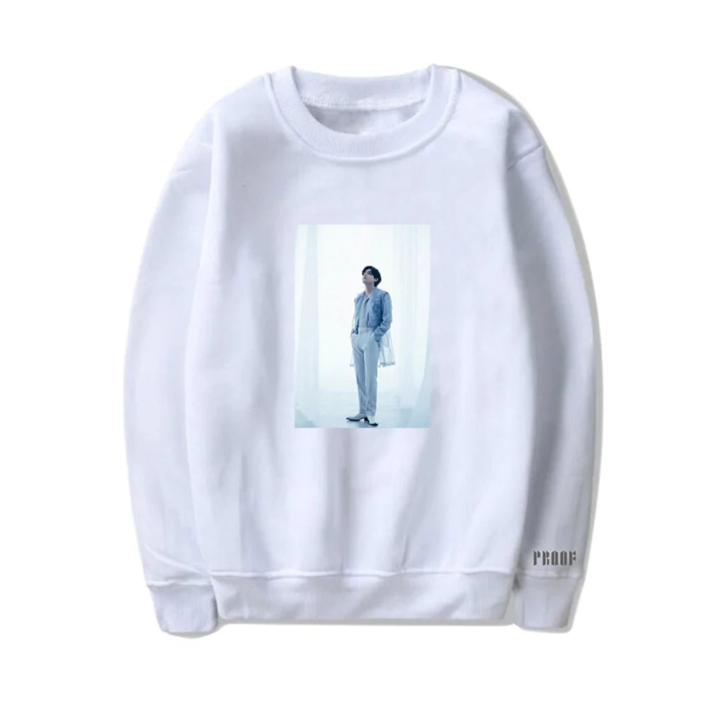 Jungkook white sweater hotsell