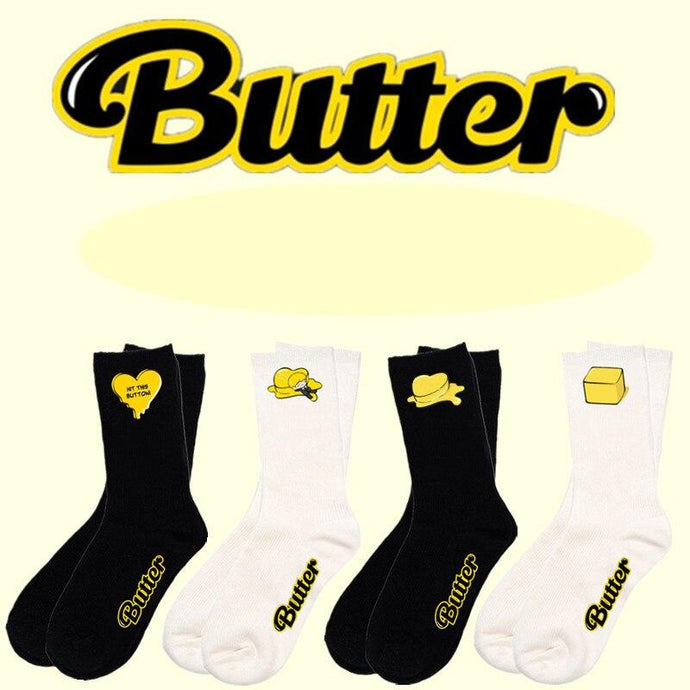 💛BUTTER💛 SOCKS - BTS ARMY GIFT SHOP