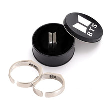 Load image into Gallery viewer, Engraved BTS X ARMY Rings 💍 - BTS ARMY GIFT SHOP
