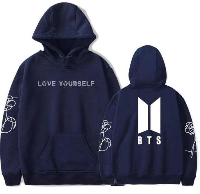 Black hot sale bts hoodie