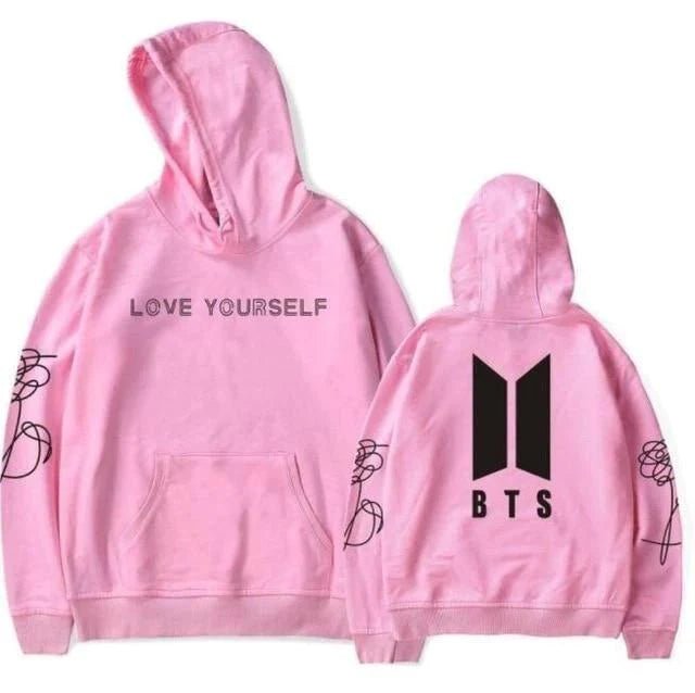Bts zip up 2025 hoodie love yourself tour