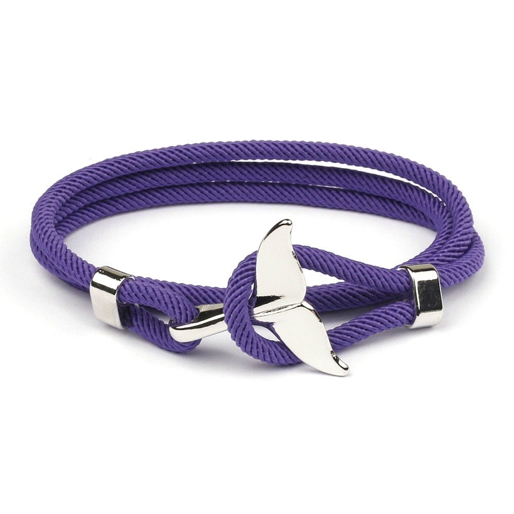 Metal Whale Purple Bracelet 💜 - BTS ARMY GIFT SHOP