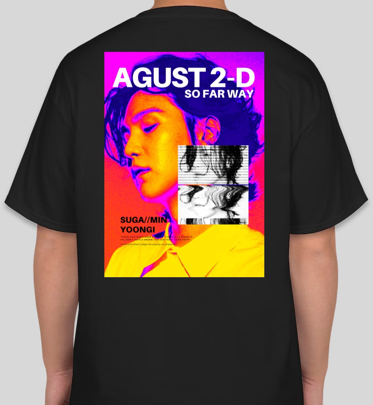 Suga Tee Rapper SUGA / August D concert Tee - BTS ARMY GIFT SHOP
